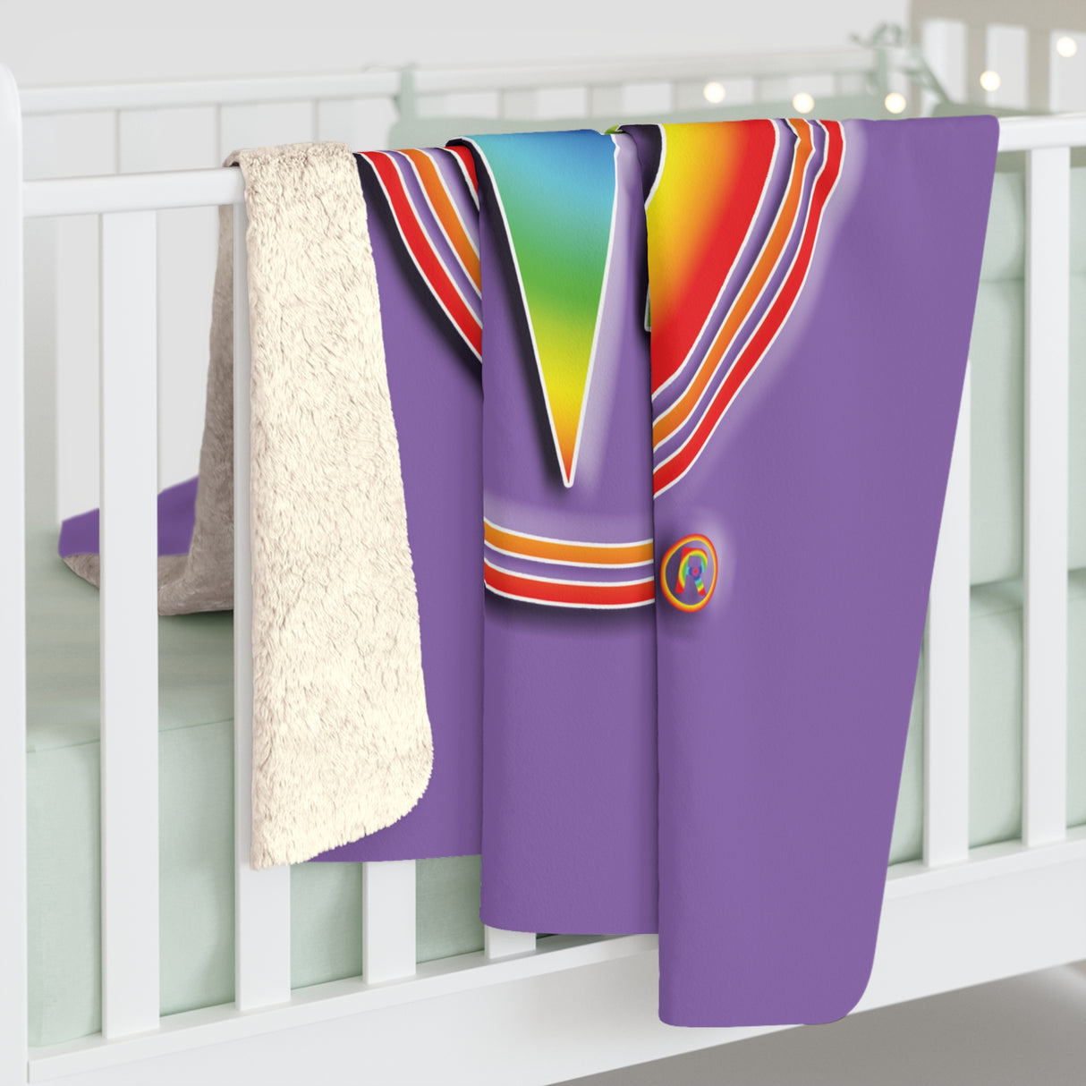 We Recover Rainbow Fleece Blanket