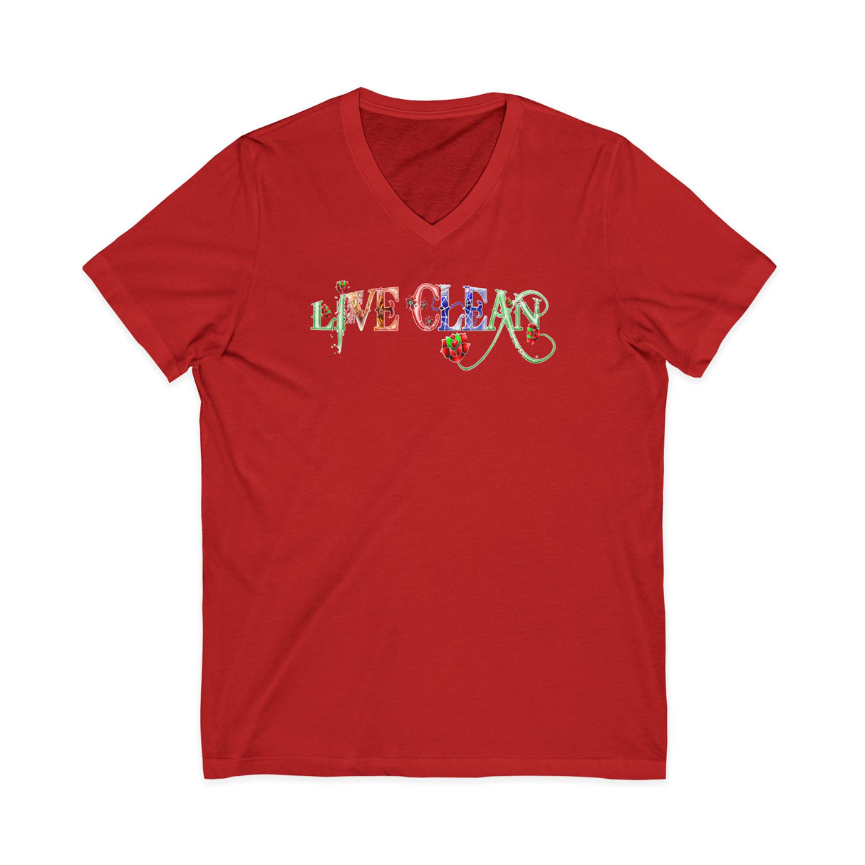 Live Clean Sugary dtg V-Neck Tee