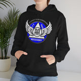 Winged AA Symbol dtg Hoodie