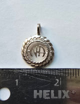 tsg560 Silver Pendant, Stylish NA Symbol 1 - CLEARANCE