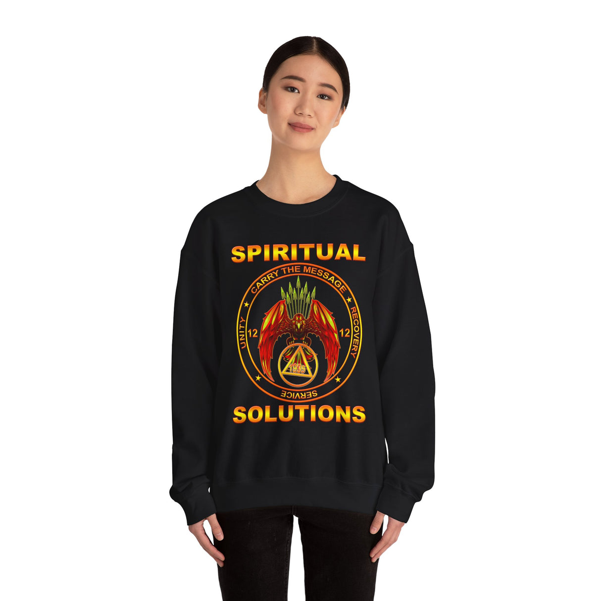AA Spirital Solutions V.2 dtg Crewneck Sweatshirt