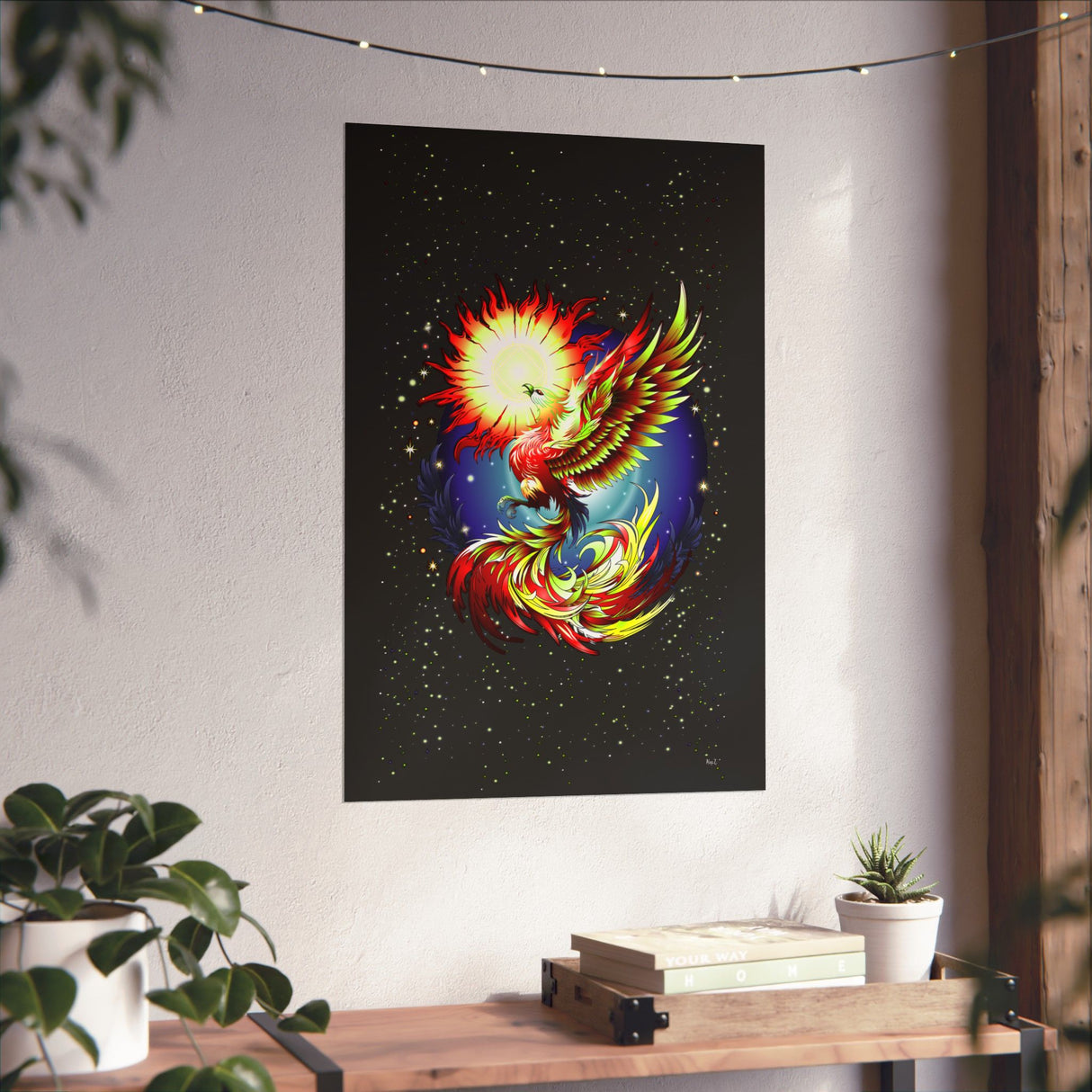 Pheonix Rising Vertical Posters