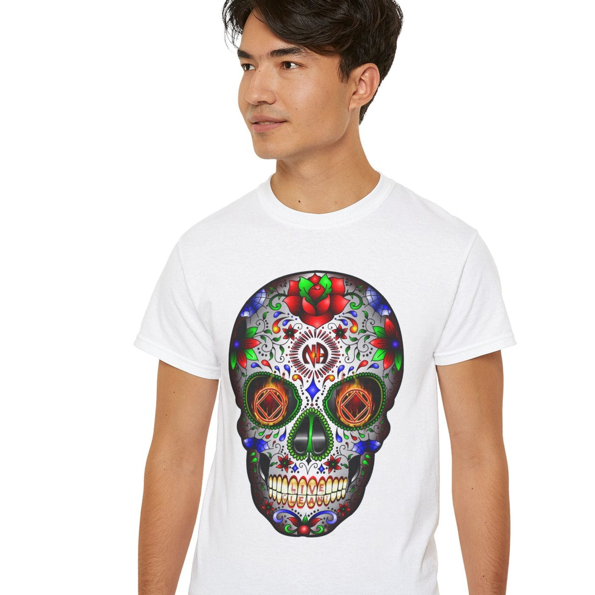 NA Sugar Skull dtg Tee
