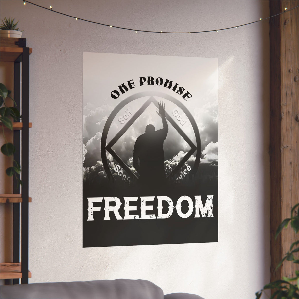 Blessed With Freedom Vertical Posters