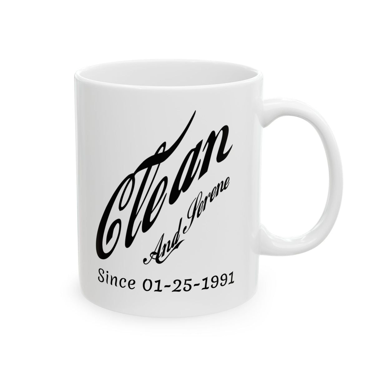 Cola Style Customized Ceramic Mug, (11oz, 15oz)