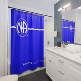 NA Basic Text Shower Curtains