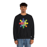 Circle Of Love dtg Crewneck Sweatshirt