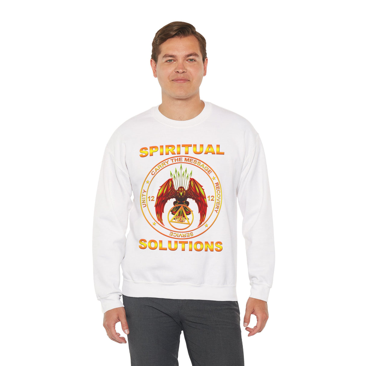 AA Spirital Solutions V.2 dtg Crewneck Sweatshirt