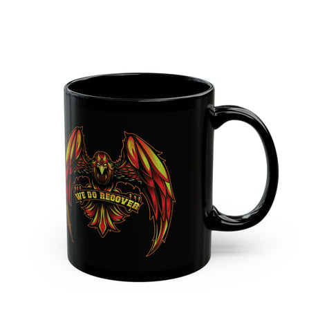 We Do Recover Eagle 11oz Black Mug