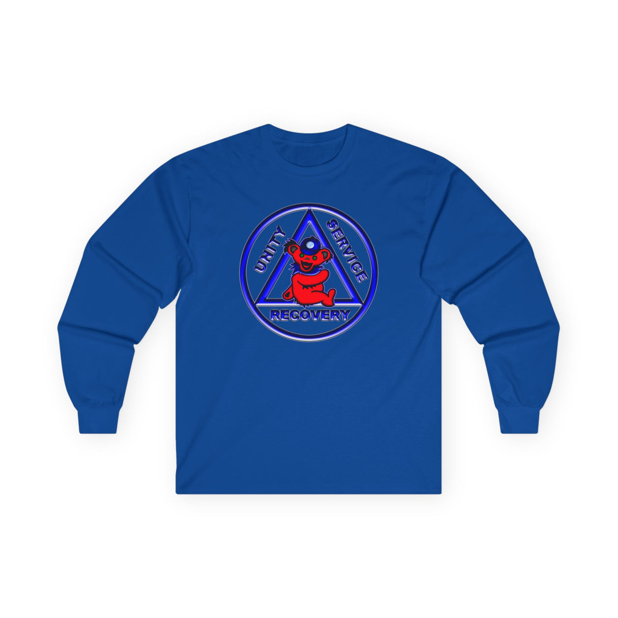 AA- Teddy On AA Symbol Long Sleeve dtg Tee