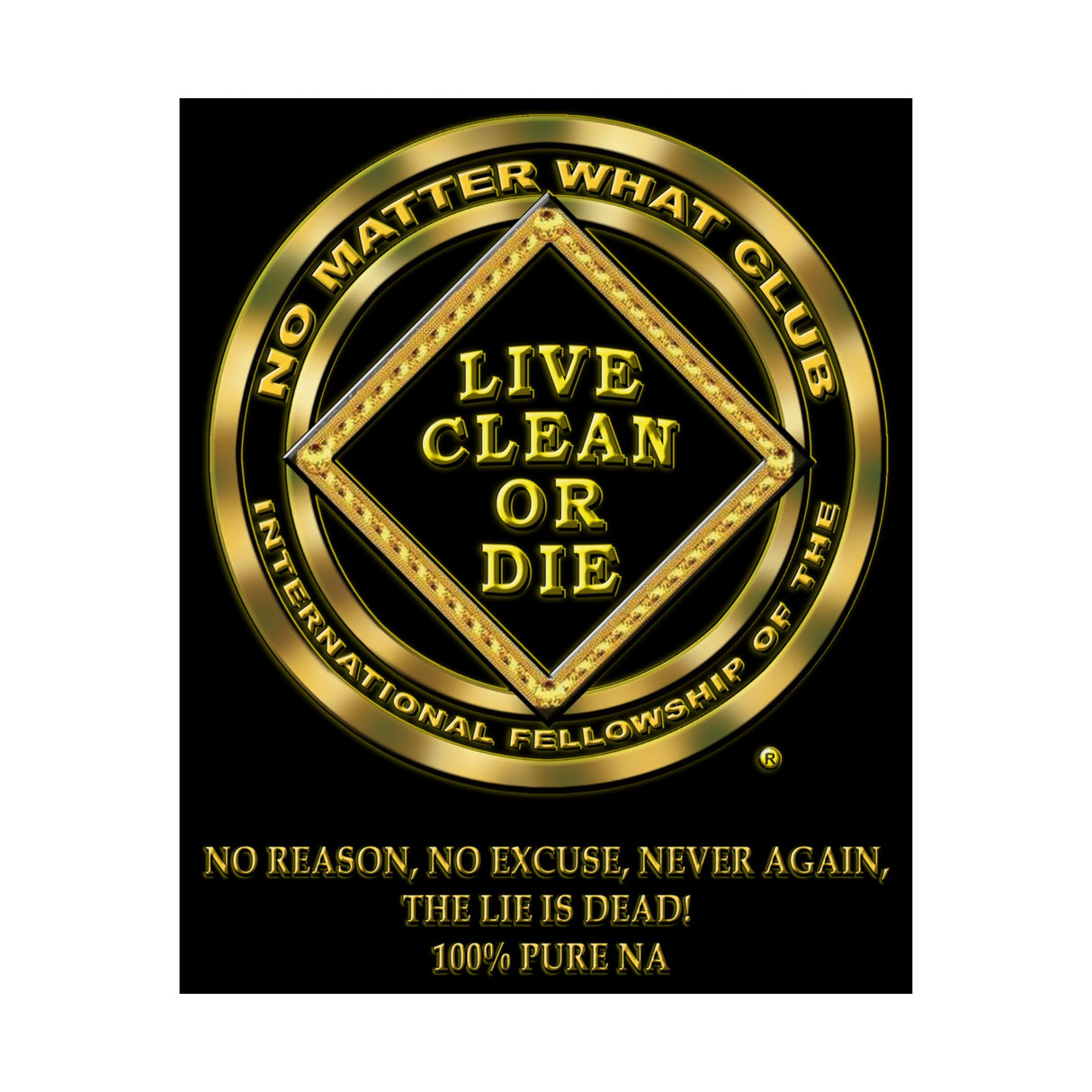No Matter What Gold  Vertical Posters