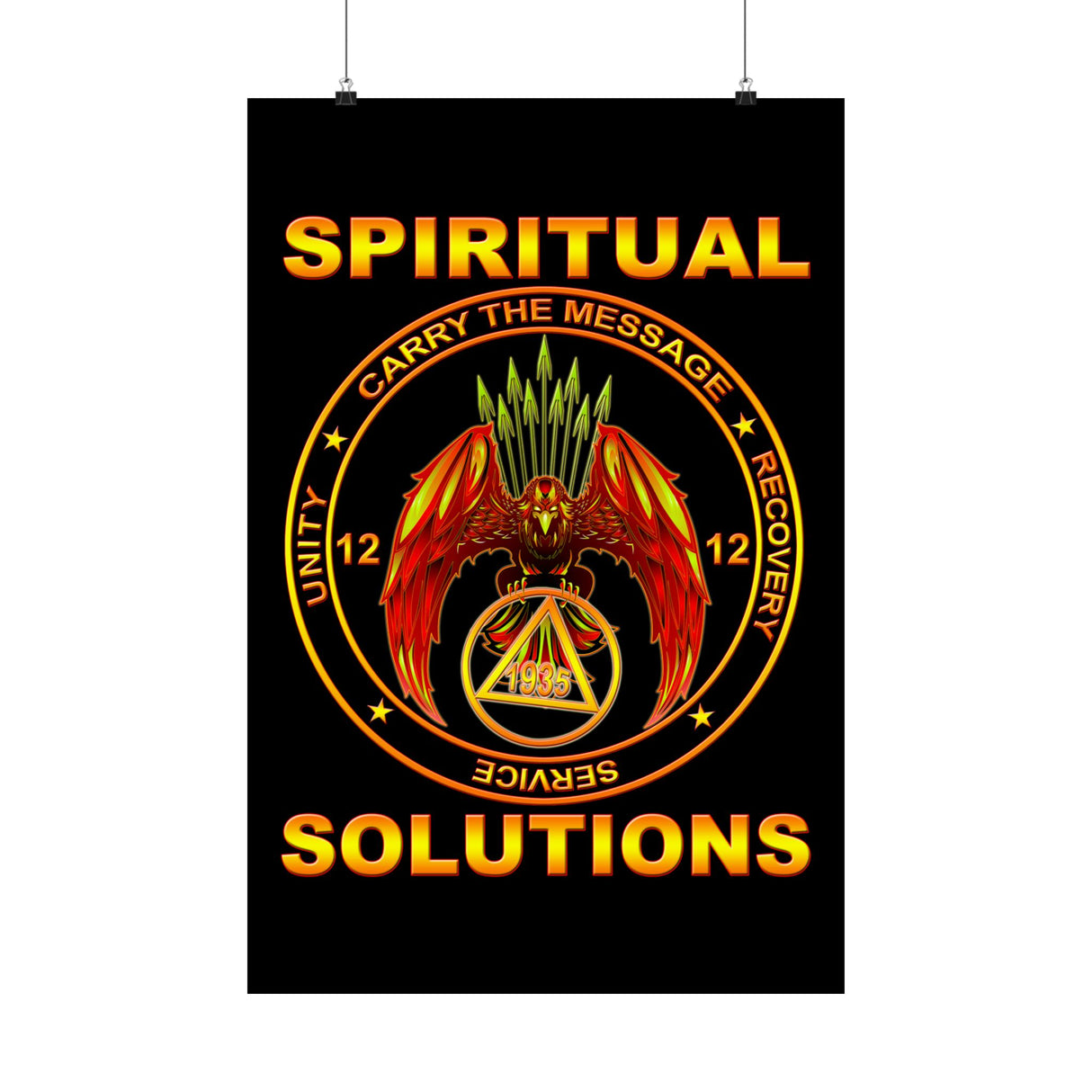 AA- Spiritual Solutions Vertical Posters