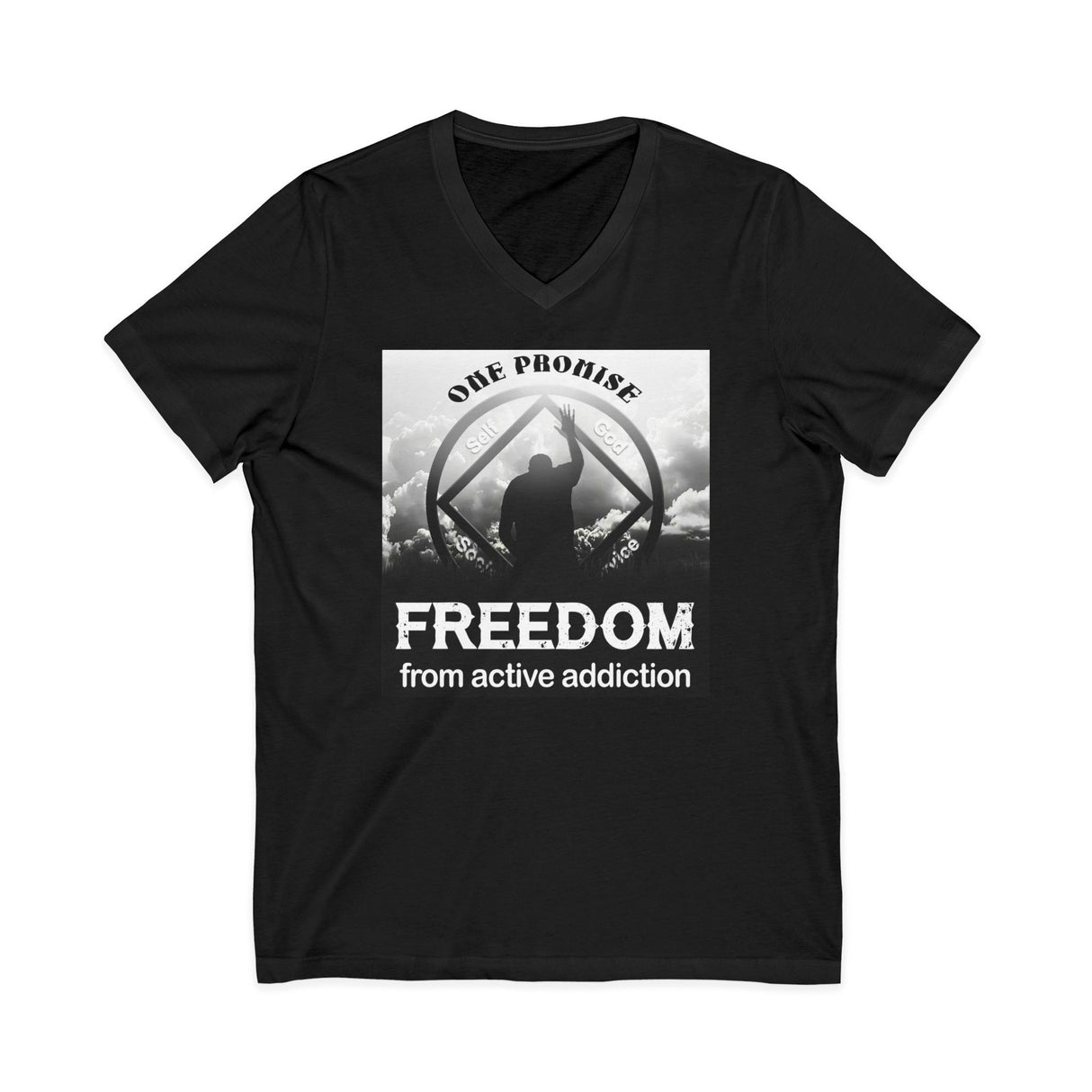 Blessed With Freedom dtg V-Neck Tee