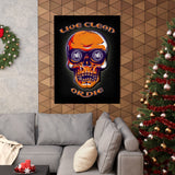 Live Clean Skull Vertical Posters