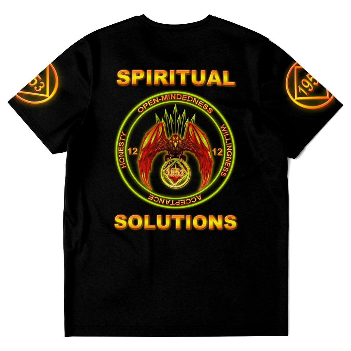 Spiritual Solutions AOP T-shirts
