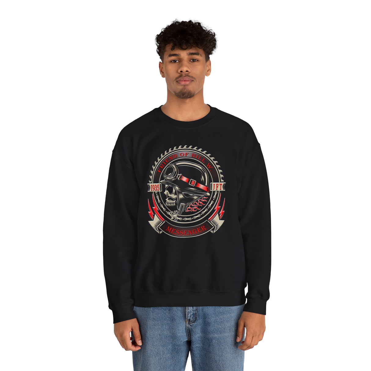 Billl W 1935 Messenger dtg Crewneck Sweatshirt