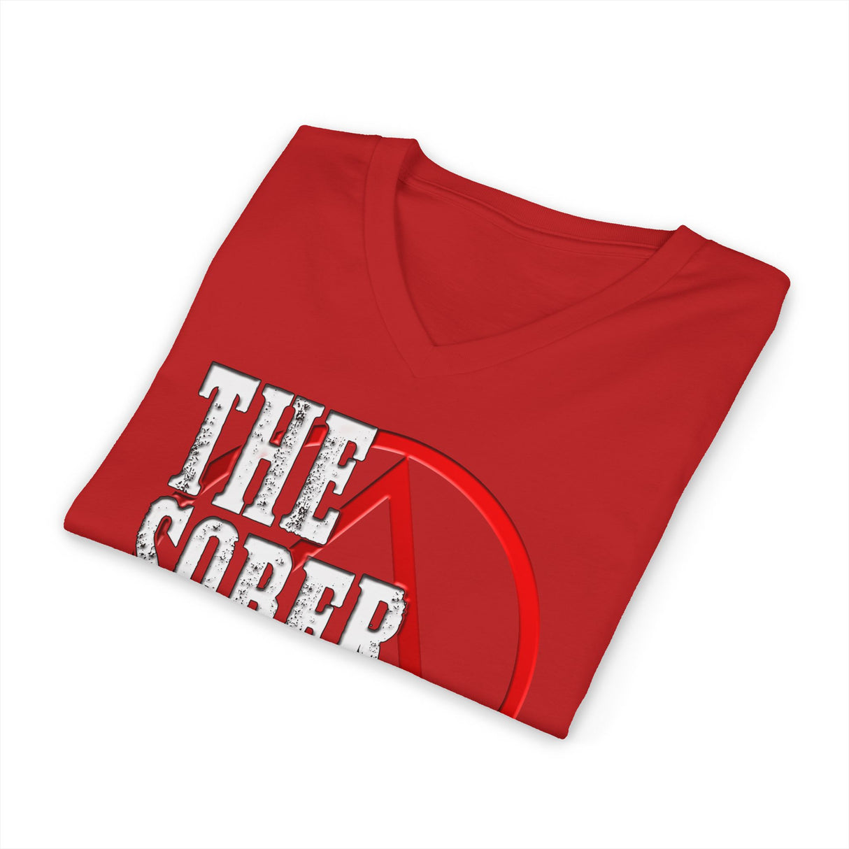 The Sober Life AA V-Neck Tee