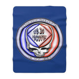 Forever Grateful Not Dead  Fleece Blanket