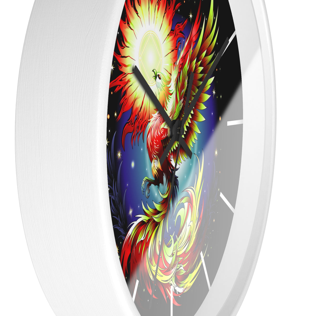 Phoenix Rising Wall clock