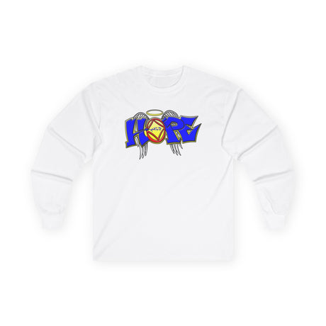 Hope Wings Graffiti Long Sleeve dtg Tee