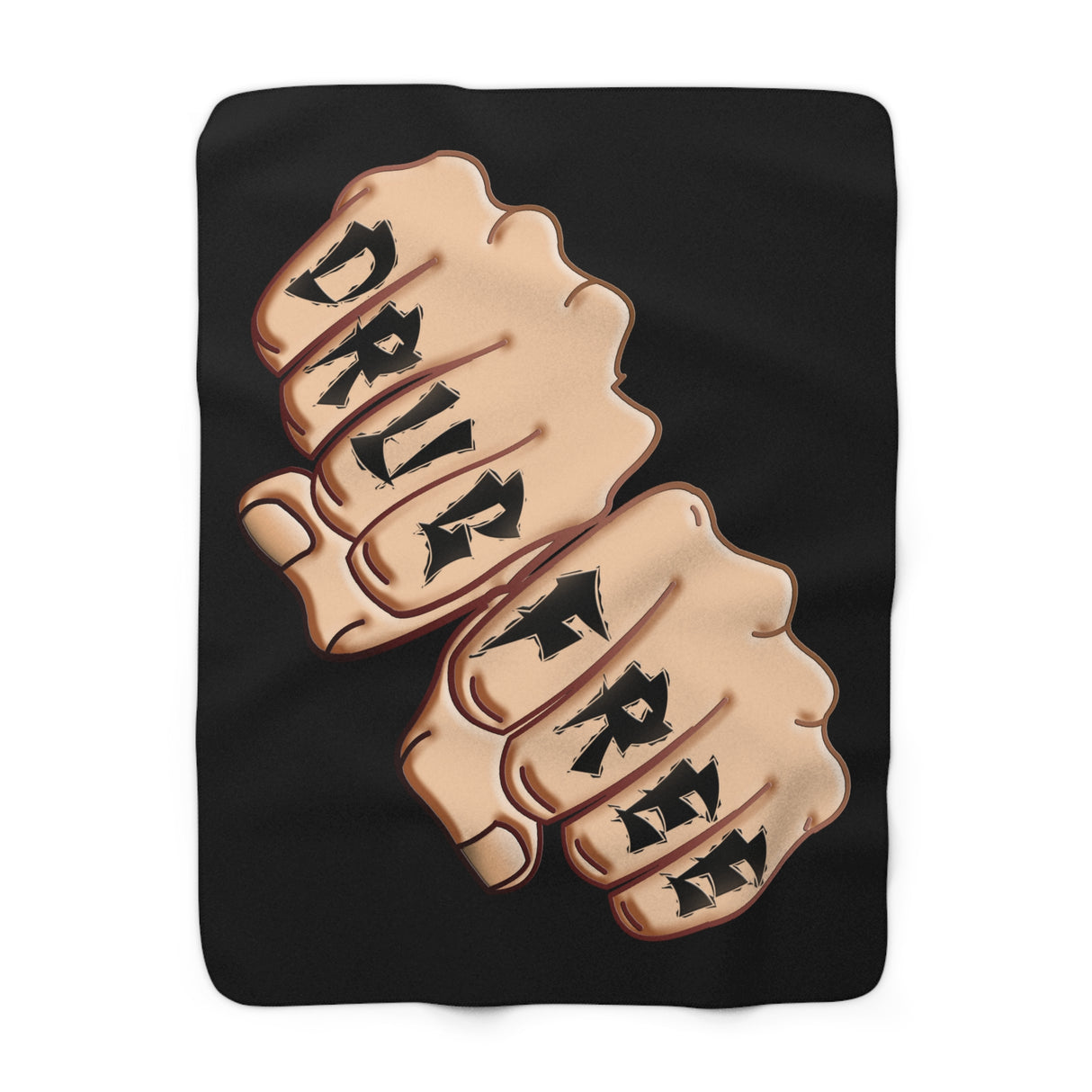 Drugs Free Fist Fleece Blanket