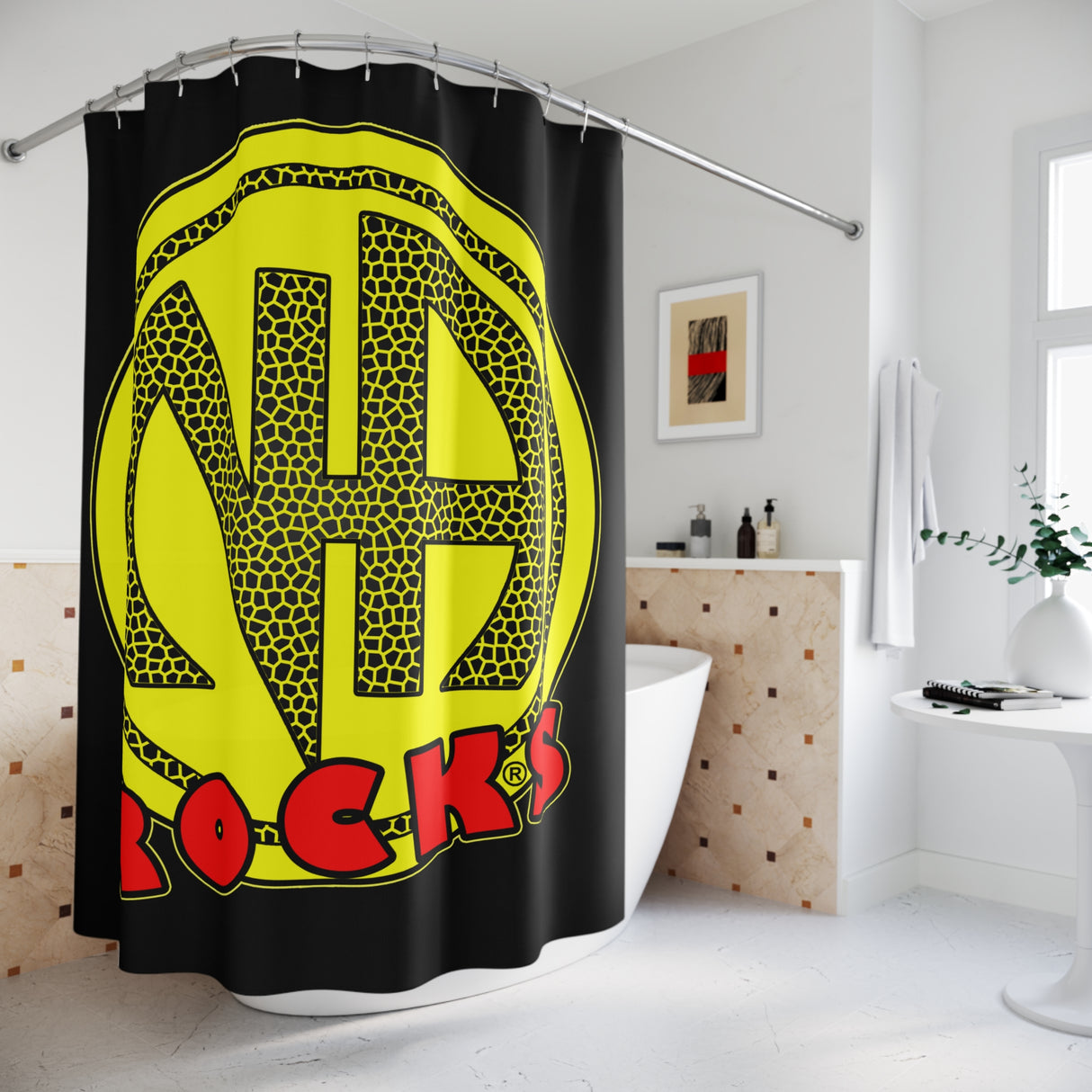 NA Rocks Shower Curtains