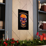 Live Clean Skull Vertical Posters