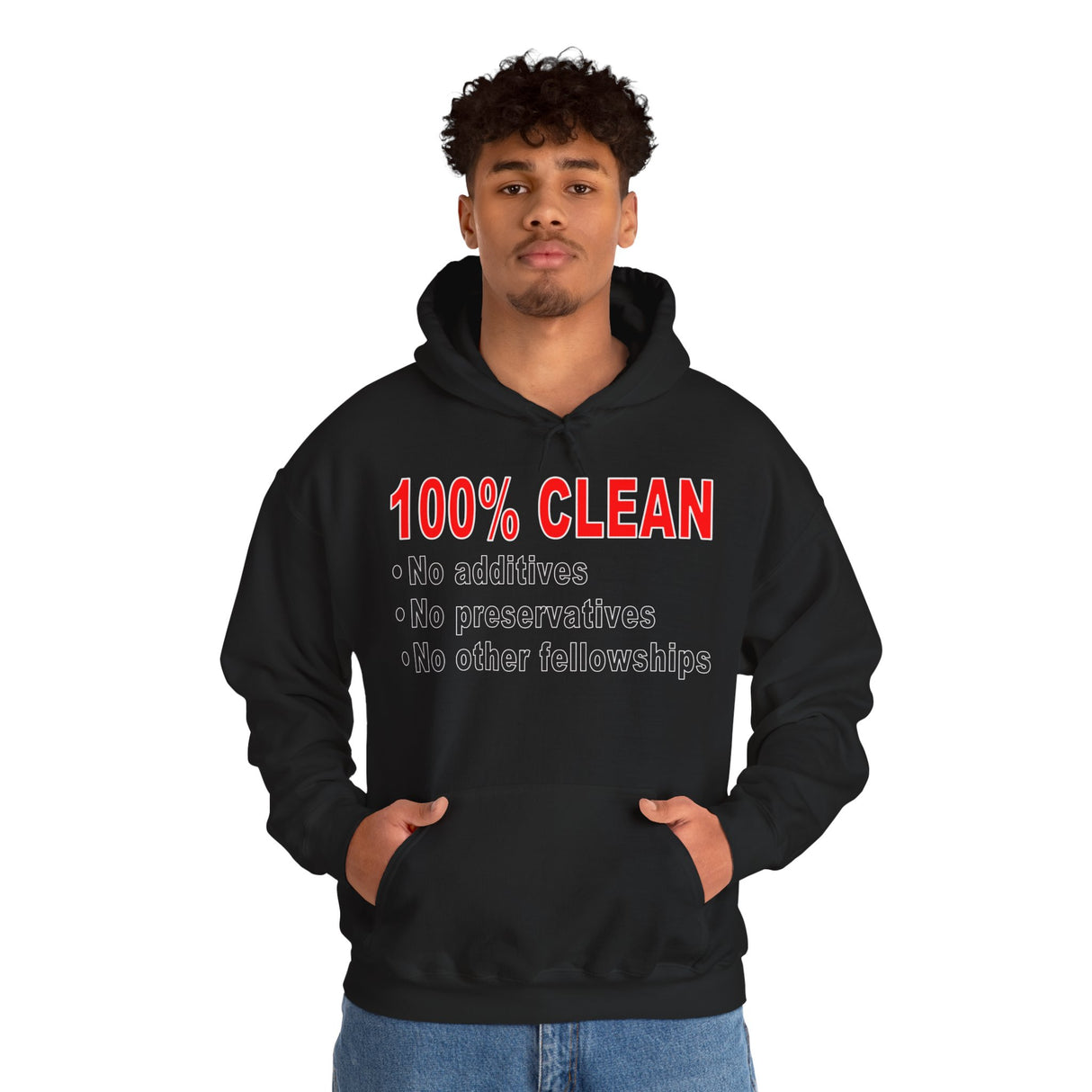 100% Clean V.2 dtg Hoodie
