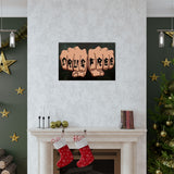 Drug Free Fist Horizontal Posters