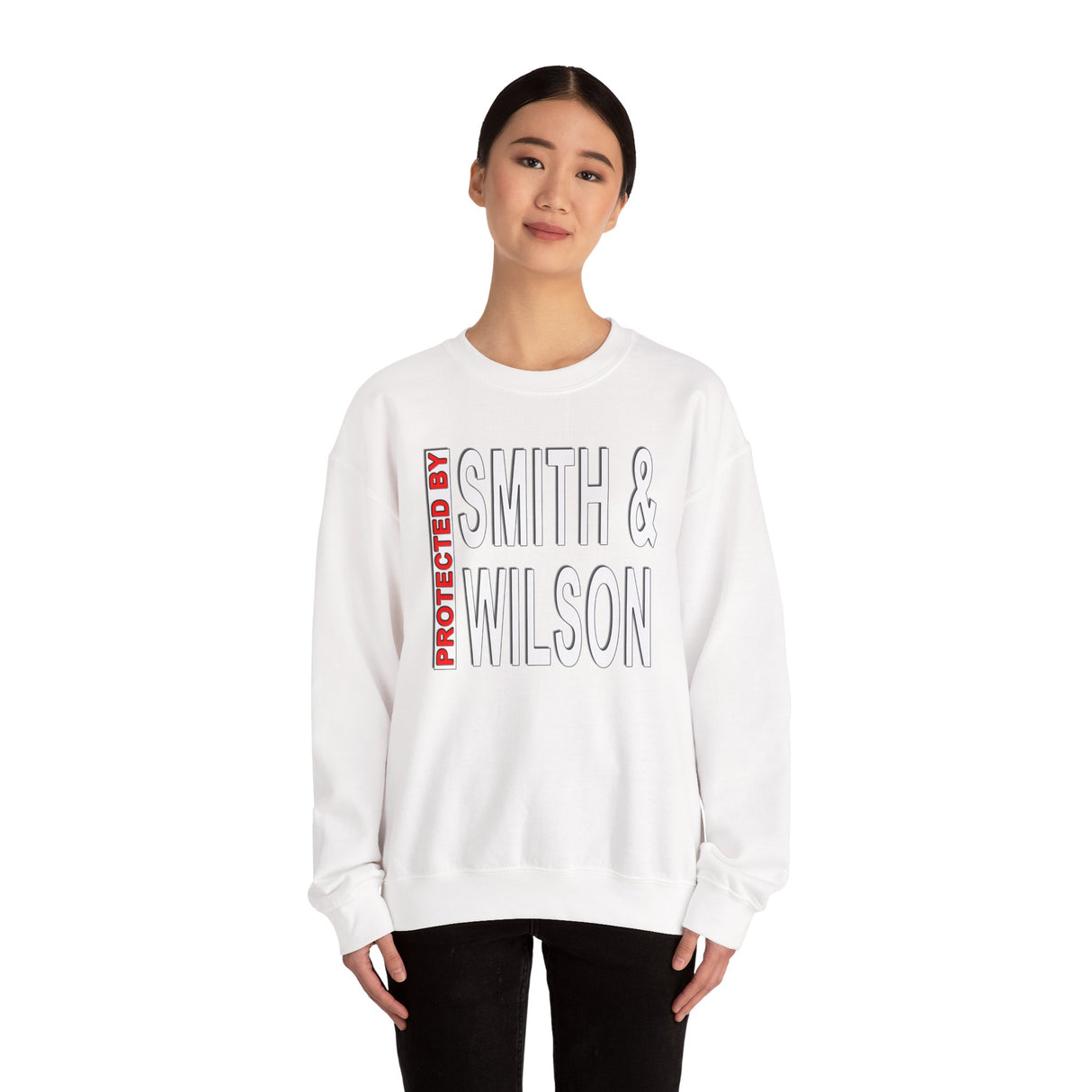 Protected By Smith & Wilson dtg Crewneck Sweatshirt