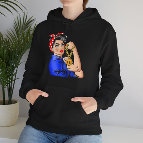 Custom NA Rosie The Riveter dtg Hoodie