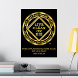 No Matter What Gold  Vertical Posters