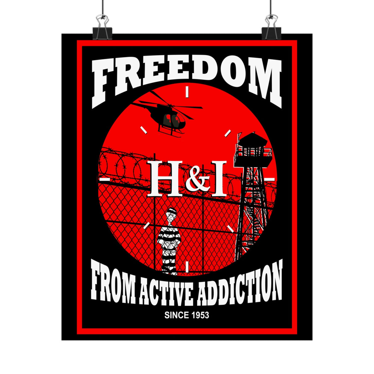 Freedom From Addiction Vertical Posters