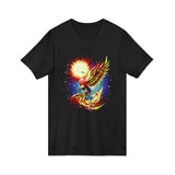 Phoenix Rising V.2 dtg V-Neck Tee