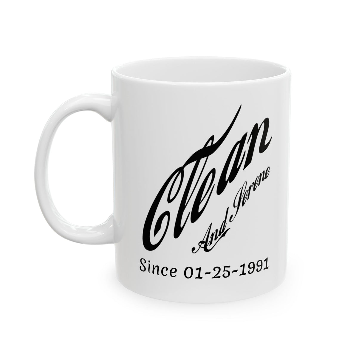 Cola Style Customized Ceramic Mug, (11oz, 15oz)