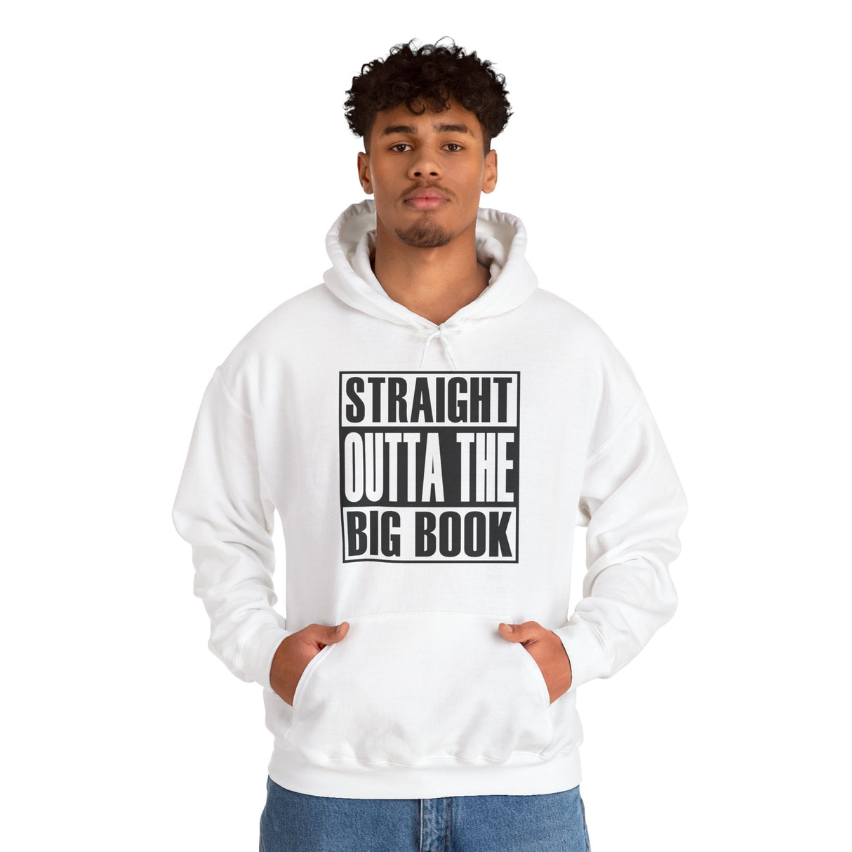 Straight Outta The Big Book AA dtg Hoodie