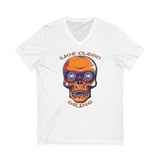 Live Clean Skull  dtg V-Neck Tee