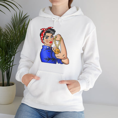 Custom AA Rosie The Riveter dtg Hoodie