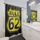 AA Rule 62 Shower Curtains