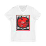 H&I Freedom From Alcoholism AA V-Neck Tee