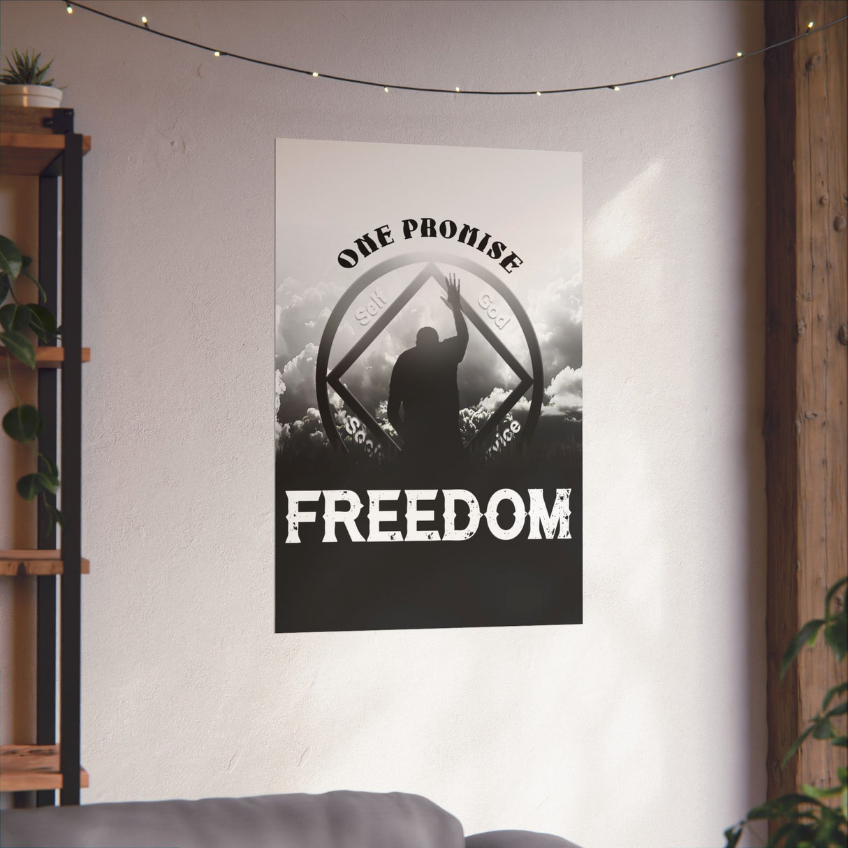 Blessded With Freedom Vertical Posters