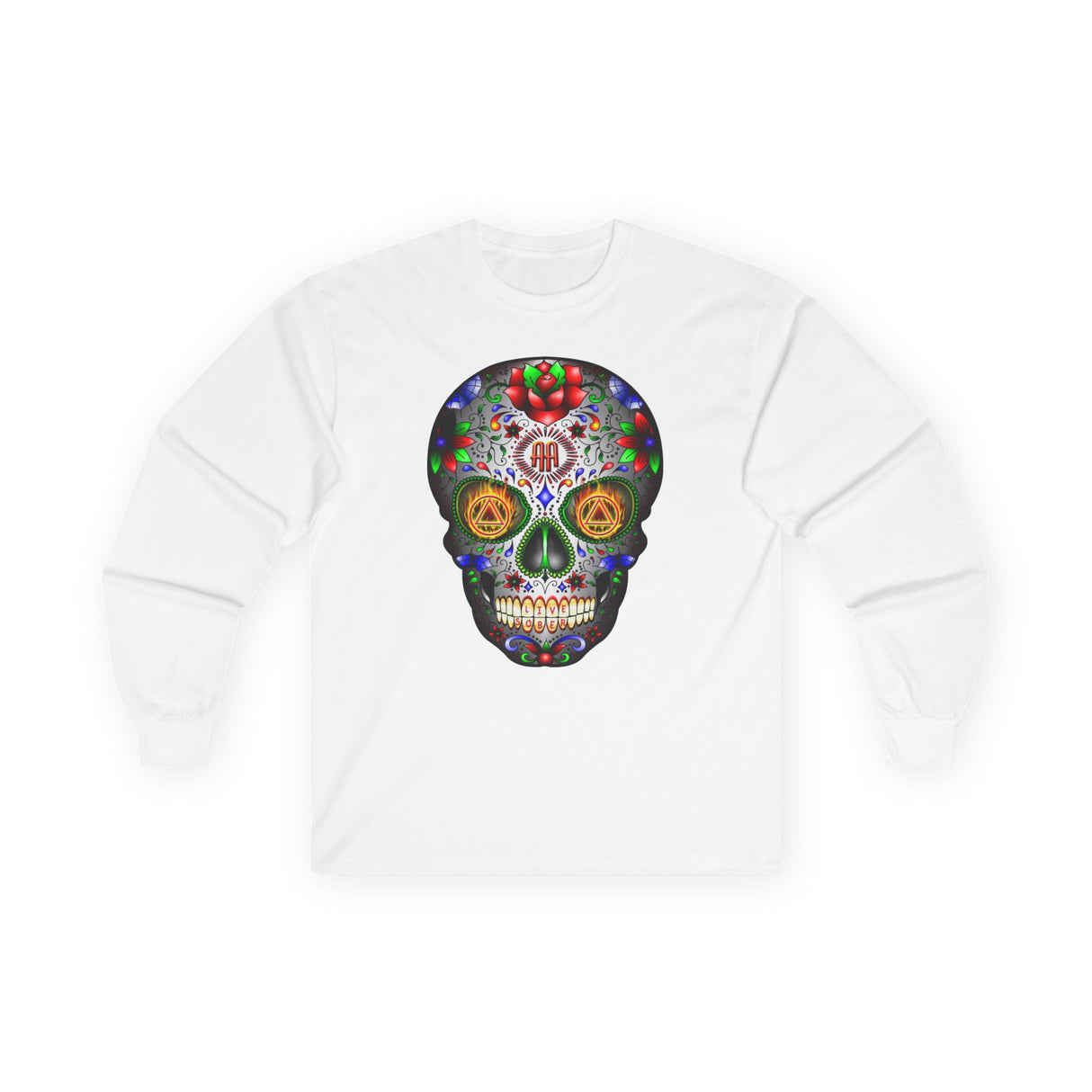 AA - Sugar Skull Long Sleeve dtg Tee