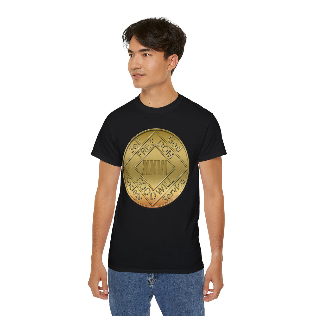 Custom Bronze NA Medallion dtg Tee