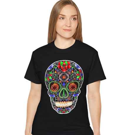 NA Sugar Skull Inverted dtg Tee