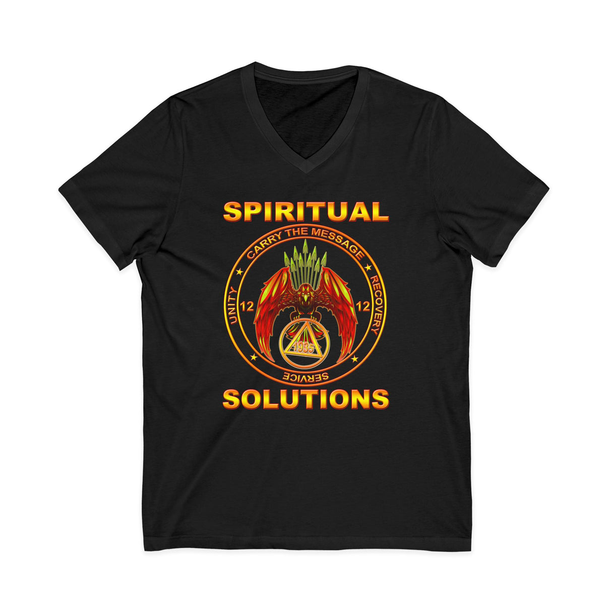 Spiritual Solution V.2 AA V-Neck Tee