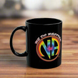 We Do Recover Rainbow 11/15oz Black Mug