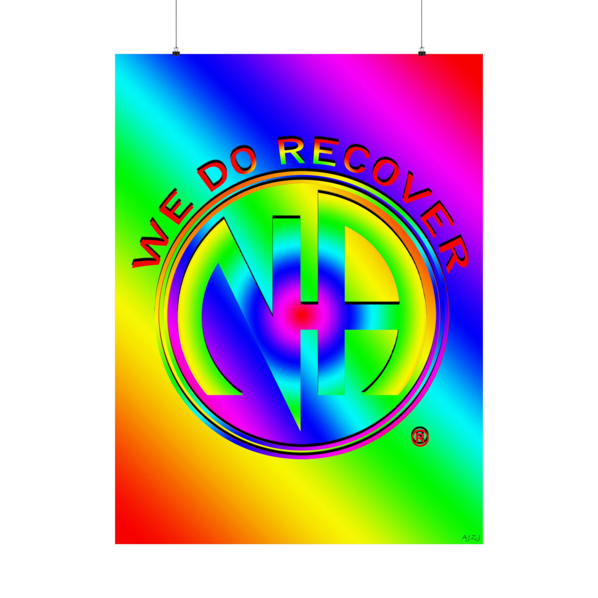 Rainbow NA Symbol 2025 Vertical Posters
