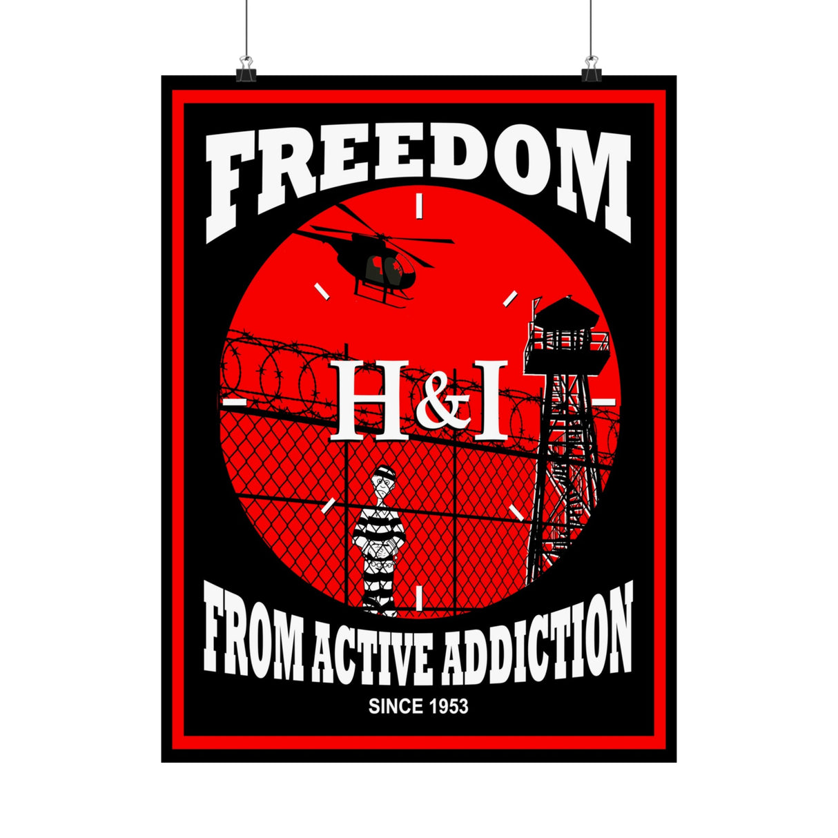 Freedom From Addiction Vertical Posters