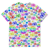 Bubbly NA Symbols AOP T-shirts