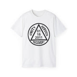 Custom Sober Date AA Symbol Unisex Tee